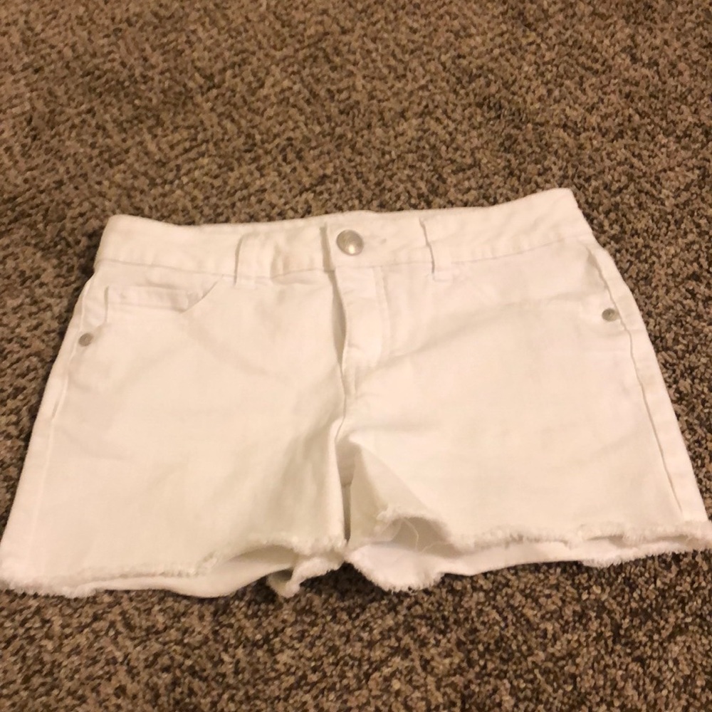 White shorts/justice/size14